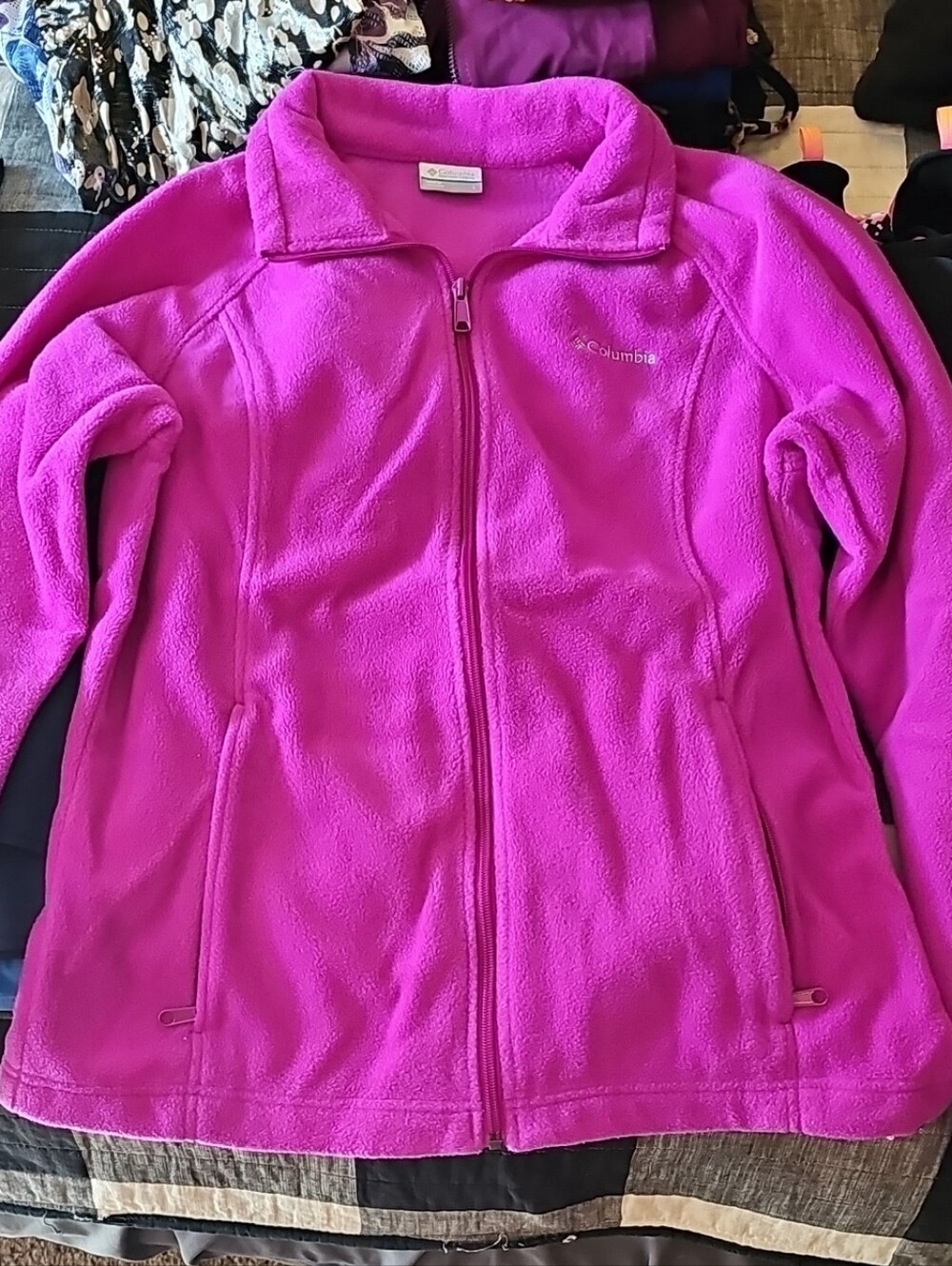 Columbia Women's Fleece Jacket - Fuchsia Pink